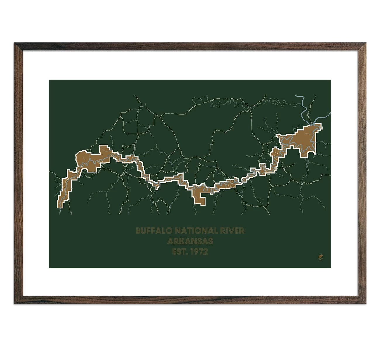 Buffalo National River Map - Spruce 2 Buffalo National River Map - Spruce - Image 2
