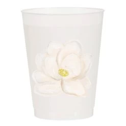 Magnolia Flower Reusable Cups -Fashion Home Store 08cb09d2623a490b7c79e10e2c485e7b5ed4c63b9f3bf9e0736a92ac0528b4bb