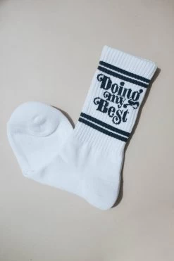 The Bee & The Fox: Doing My Best Socks -Fashion Home Store 105a8459c427f6c262f53d38b64209d7c39172b01a4e829b391c4b51520e1e06