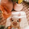 Easter Pig Tea Towel