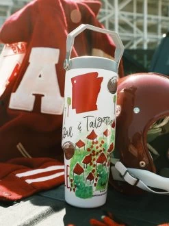 Fayetteville, AR Flip Lid Tumbler W/ Handle