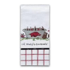 Eat, Drink & Razorbacks Handtowel -Fashion Home Store 1359824f4892aec4097f00e6ceeccdf0246638c0e76f910c782e83f73c545ec9