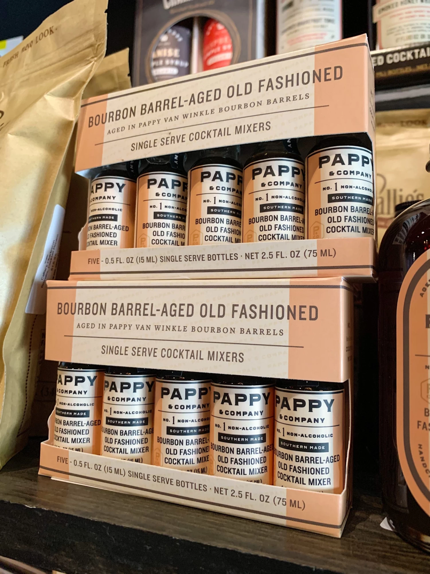 Pappy & Co: Bourbon Barrel-aged Old Fashioned Mix: Single Serve 5-pack 8 Pappy & Co: Bourbon Barrel-aged Old Fashioned Mix: Single Serve 5-pack - Image 8