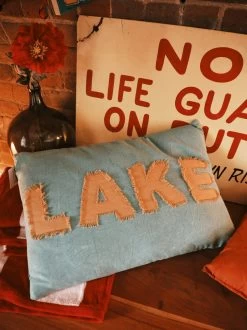 Lake Canvas Pillow