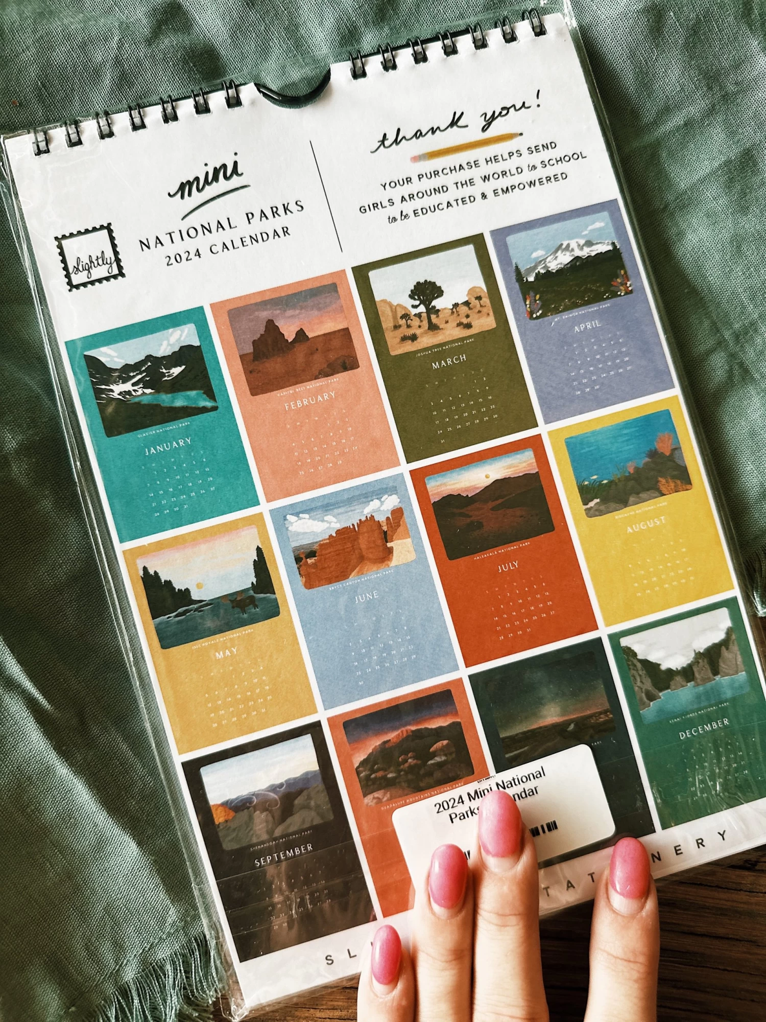 2024 Mini National Parks Calendar 2 2024 Mini National Parks Calendar - Image 2