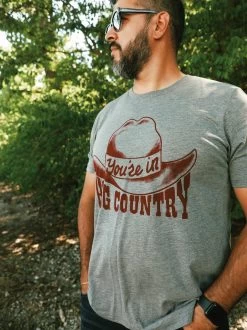 Hog Country T-Shirt - Gray -Fashion Home Store 35561CB3 E387 4E5A 8B09 EA5E7CE37702