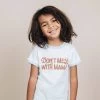 The Bee & The Fox: Don't Mess With Mama Kids Ringer Tee
