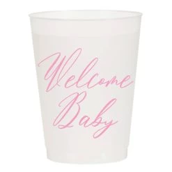 Welcome Baby Reusable Cups - PInk 7 Welcome Baby Reusable Cups - PInk -Fashion Home Store 481e2928059209c31b3352875fcaccfb47b29e55e6ca68e00b8fb7b2c5b9cc90