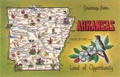 Arkansas Land Of Opportunity Art Print