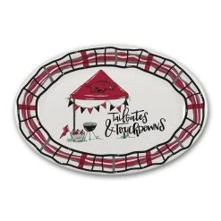 Tailgates & Touchdowns Arkansas Serving Tray -Fashion Home Store 5348fd69875040fb489a5f86cf0f303569d95b60e84ba4ca37ca8f2bf8d7016d