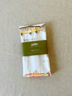 Elizabeth Wade Studio: Trout Tea Towel -Fashion Home Store 5450f5f61cf3c43ab42bbaf454d05d82902e095f861f488f45cbe56a0a06bdbc