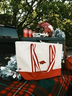 Arkansas Canvas Boat Tote