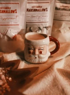 Santa Mug With Rosy Cheeks