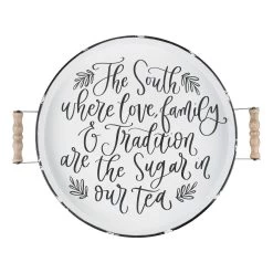 South Family Tradition Enamel Tray -Fashion Home Store 627e48135aee95d8429f0c2b4ff28263bb7a6a658b02bf683271b4e32719d401