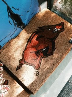 Arkansas Razorbacks Door Mat