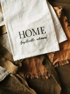 Home Fayetteville, Arkansas Tea Towel