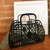 Retro Basket Small Jelly Bag - Black