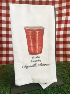 Pregaming In Fayetteville Dish Towel -Fashion Home Store 82973FB8 DFBA 4431 A35B AA6C4C45457C