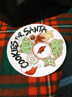 Cookies For Santa Arkansas Plate