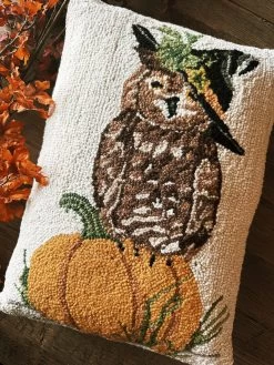 Owl Pumpkin Hook Pillow