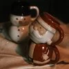 Stacking Christmas Mugs - Santa