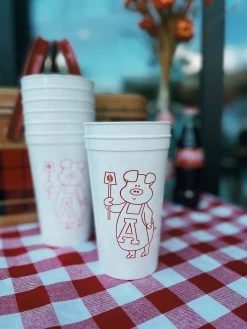 BBQ Pig Out Stadium Cups