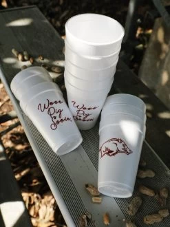 Wooo Pig Sooie Razorback Foam Cups -Fashion Home Store 90DF5FC2 BDE2 46D6 94D1 F2D6DF0DD6E1