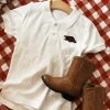 Arkansas Kids Polo Shirt - White