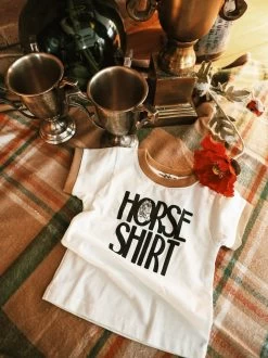The Bee & The Fox: Horse Shirt Ringer Kid's Tee