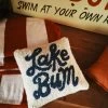 Lake Bum Hook Pillow
