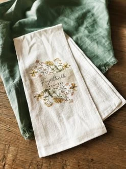 Fayetteville, AR Wildflower Tea Towel