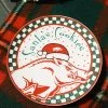 Arkansas Razorbacks Santa Cookie Plate