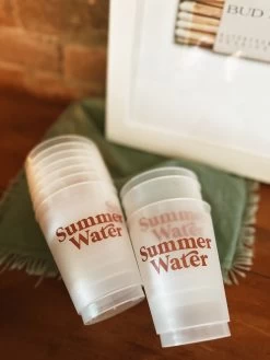 Summer Water Reusable Cups