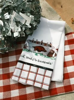 Eat, Drink & Razorbacks Handtowel