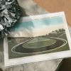 University Of Arkansas Stadium Vintage Art Print