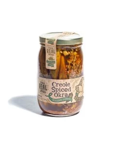 The Real Dill: Creole Spiced Okra -Fashion Home Store CSO Front Shadow White