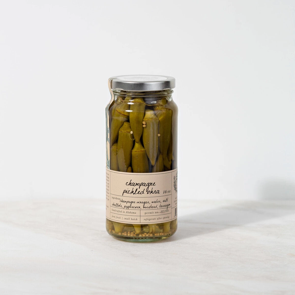 Stone Hollow Farmstead: Champagne Pickled Okra 2 Stone Hollow Farmstead: Champagne Pickled Okra - Image 2