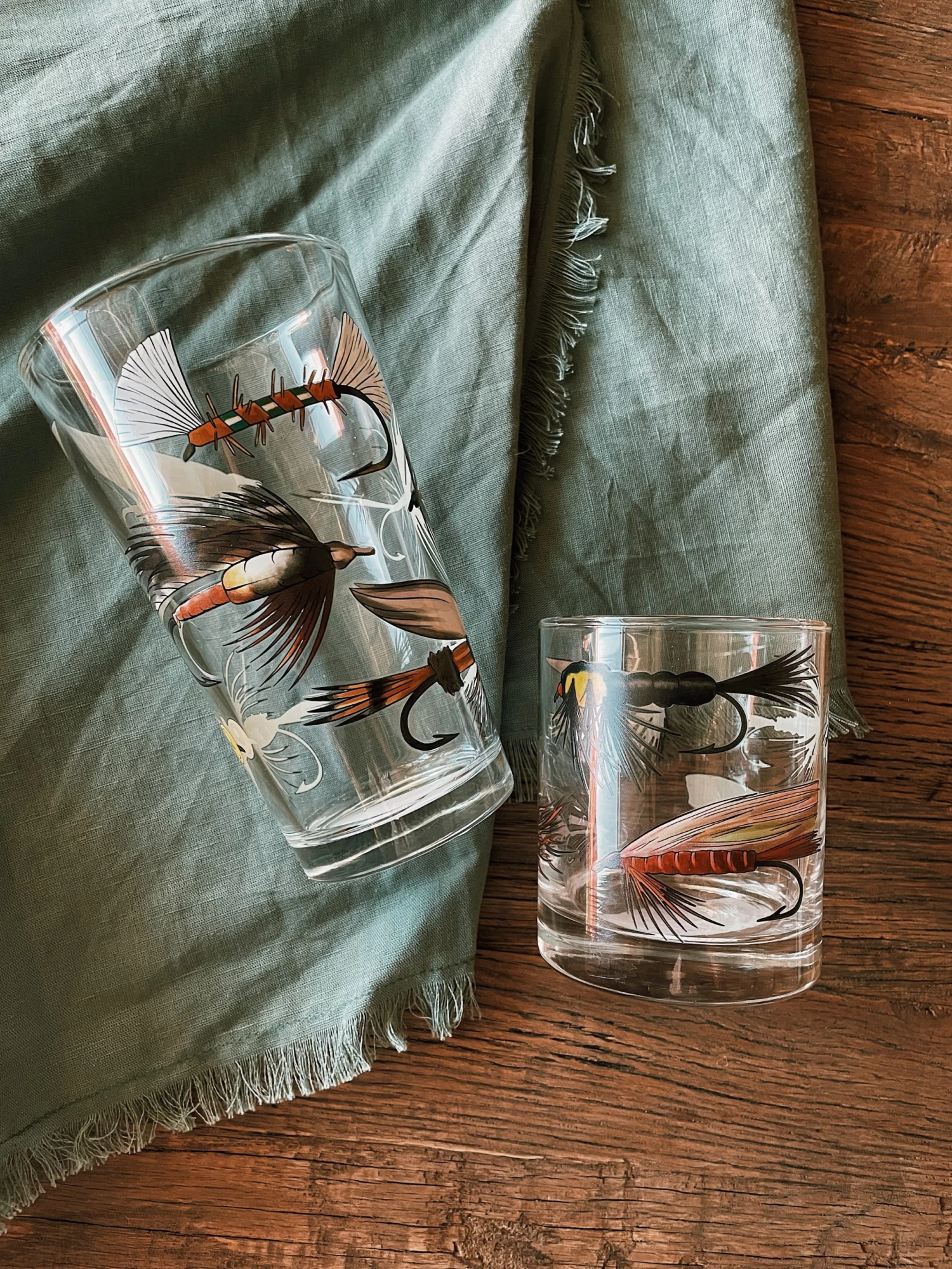 Fly Fishing Lures Beer Pint 2 Fly Fishing Lures Beer Pint - Image 2