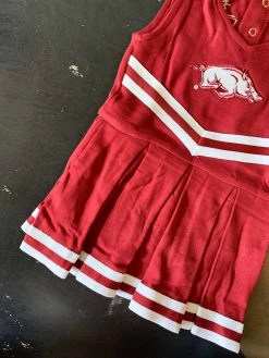 Arkansas Cheer Bodysuit Dress - Red -Fashion Home Store DC2D9B74 D461 4F73 A892 D161C6F9A89A