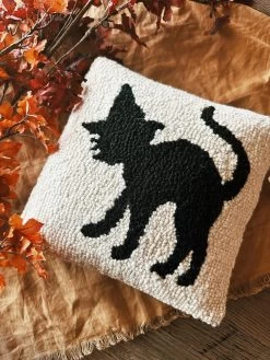 Halloween Cat Hook Pillow