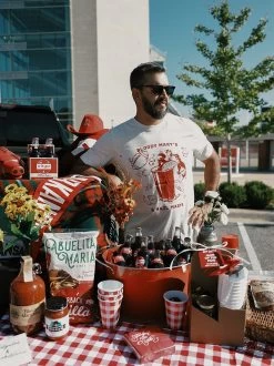 Bloody Mary's And Hail Marys T-Shirt -Fashion Home Store F1809C04 2C01 44F0 A04E 029B750EB35C