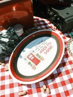 Woo Pig Sooie Oval Serving Platter