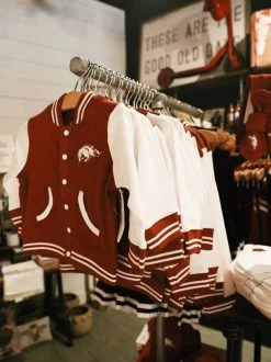 Arkansas Varsity Jacket -Fashion Home Store FD20FC1A 880C 4E68 A072 CD76AB233D10