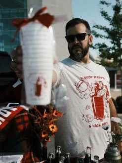 Bloody Mary's And Hail Marys T-Shirt -Fashion Home Store FFA63613 8BC4 4A80 AC45 3F96444F5137