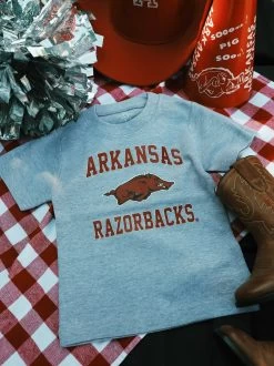 Arkansas Razorbacks Tee - Gray