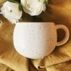 White Speckled Stoneware Mug
