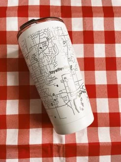 Fayetteville, AR Map Insulated Tumbler -Fashion Home Store IMG 0942 0f777678 b530 44aa b816 ef7f109fb37e