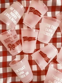 Go Team Pennant Reusable Cups (City Supply Exclusive) -Fashion Home Store IMG 1001 43331117 40fd 4dbd bb7d 9bd7eb82171e