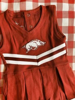 Arkansas Cheer Bodysuit Dress - Red -Fashion Home Store IMG 1353 480e3ff7 4b2e 4833 aa04 f6c38be4d418