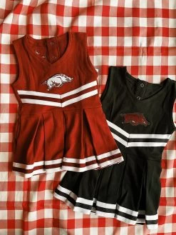Arkansas Cheer Bodysuit Dress - Black -Fashion Home Store IMG 1357